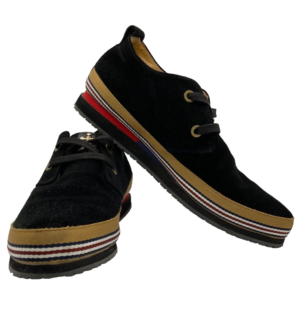 Pre-owned BaBiDiEr Suede Shoes Black 4VS